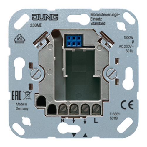 Механизм кнопочного выключателя для жалюзи JUNG Коллекции JUNG