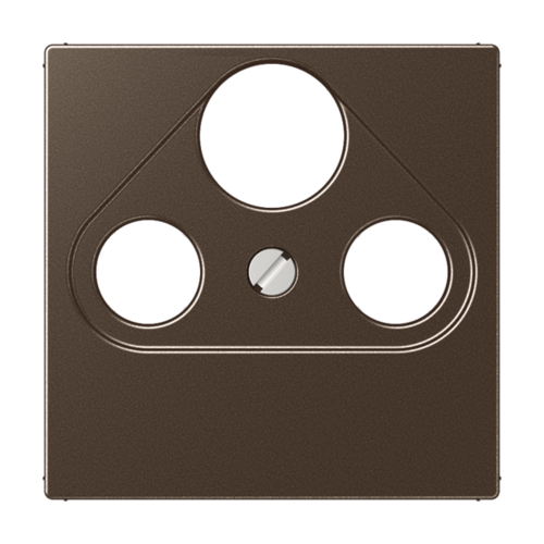 Накладка на розетку телевизионную JUNG А-СЕРИЯ, мокка