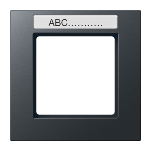 Рамка 1 пост JUNG A CREATION, антрацит матовый