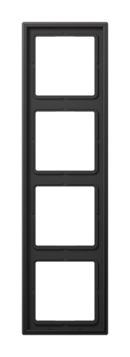 Рамка 4 поста JUNG LS METAL, темный алюминий