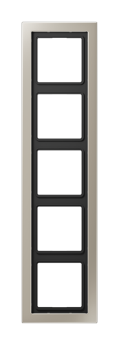 Рамка 5 постов JUNG LS DESIGN, нержавеющая сталь