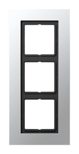 Рамка 3 поста JUNG LS PLUS, алюминий