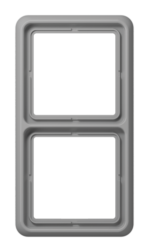 Рамка 2 поста JUNG CD, серый