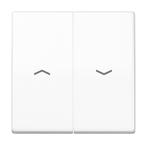 Клавиша для жалюзийного выключателя JUNG AS 500, белый