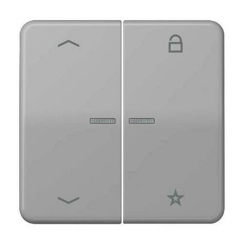 Накладка на жалюзийный выключатель Jung, серый, CD1701PGR