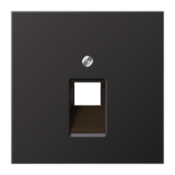 Накладка на розетку информационную JUNG LS METAL, темный алюминий