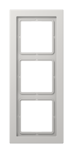 Рамка 3 поста JUNG LS DESIGN, светло-серый