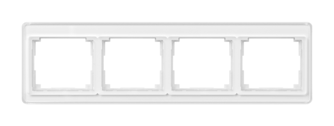 Рамка 4 поста JUNG SL 500, горизонтальная, белый