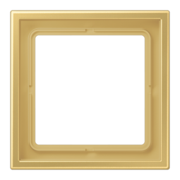 Рамка 1 пост JUNG LS ZERO, латунь