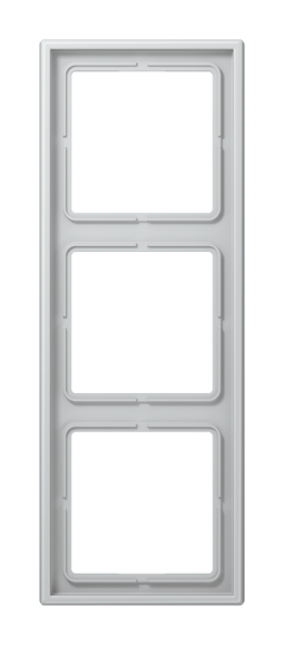 Рамка 3 поста JUNG LS METAL, алюминий