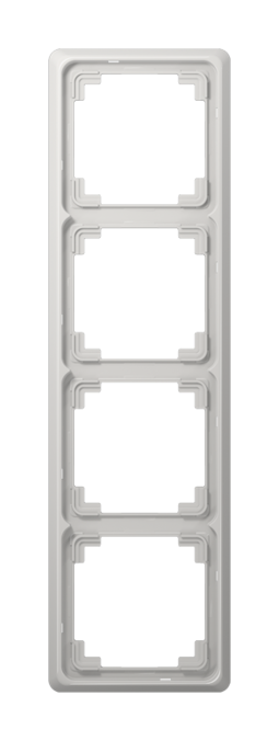 Рамка 4 поста JUNG CD 500, светло-серый