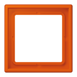Рамка 1 пост JUNG LS 990, orange vif