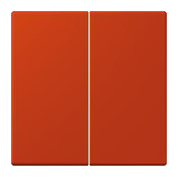 Клавиша двойная JUNG LS 990, rouge vermillon 59