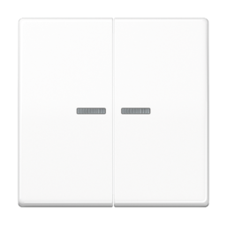 Клавиша двойная JUNG AS 500, белый