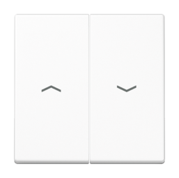 Клавиша для жалюзийного выключателя JUNG А-СЕРИЯ, белый