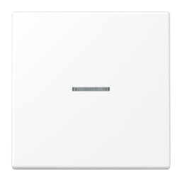 LS990 Клавиша 1-ная с линзой, цвет Матовый белый