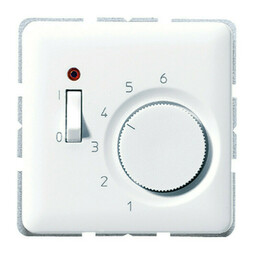 Терморегулятор Jung, механический, белый, TRCD241WW