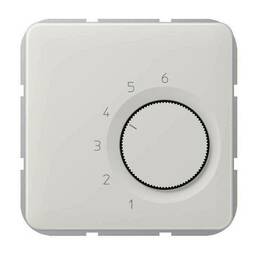 Терморегулятор Jung, механический, светло-серый, TRCD246LG