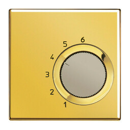 Терморегулятор Jung LS METAL, механический, золотой, TRGO246